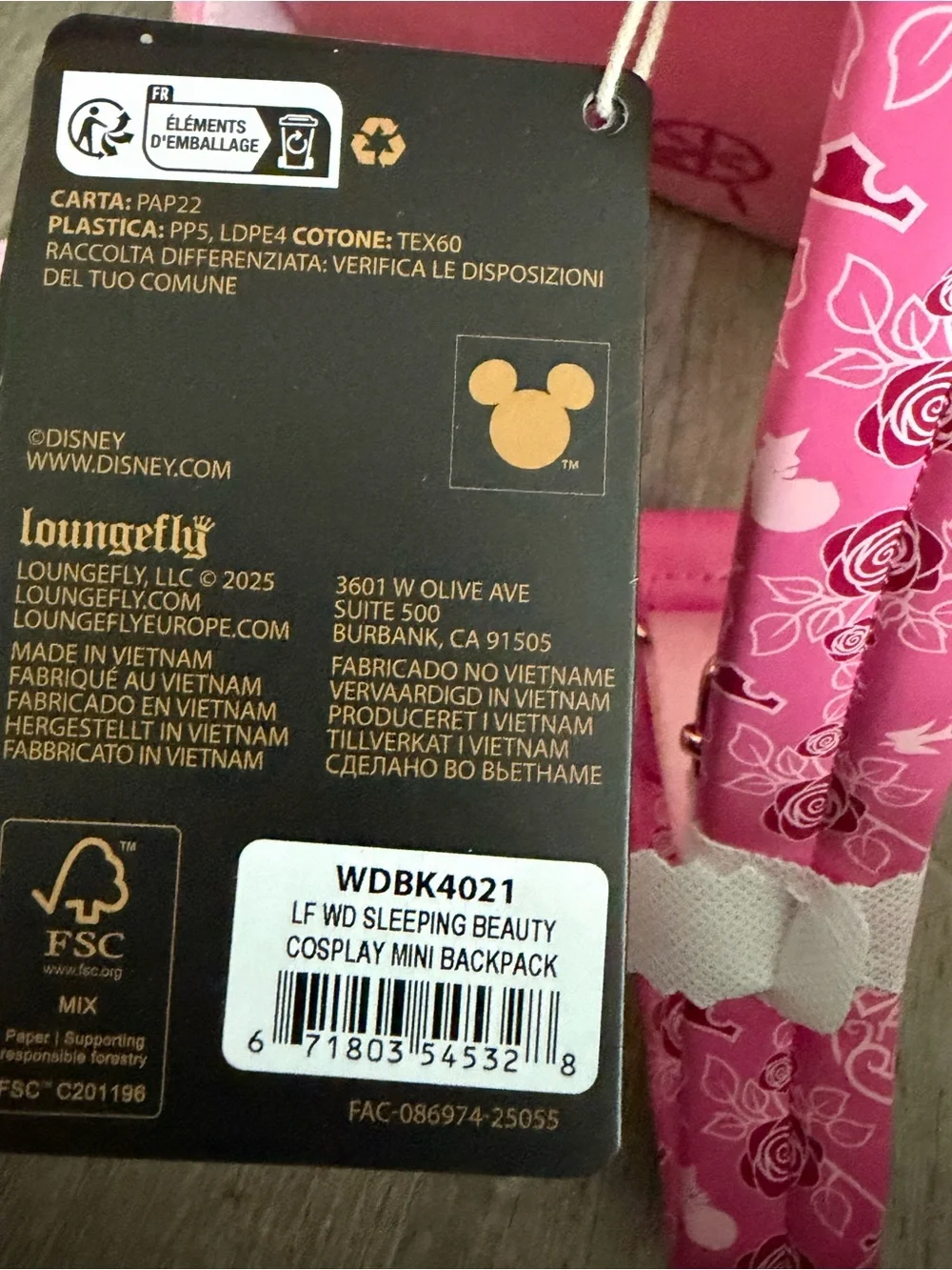 Loungefly disney mini